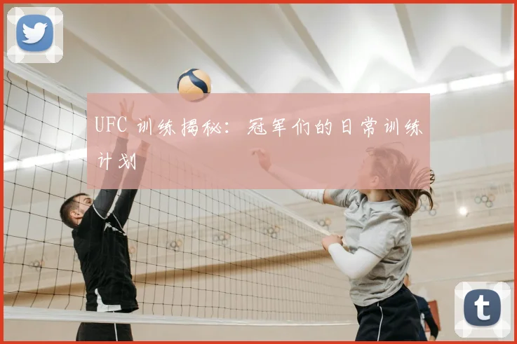 UFC 训练揭秘：冠军们的日常训练计划