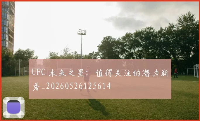UFC 未来之星:值得关注的潜力新秀_20260526125614